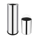 Waste Bin Hotel Stainless Steel 32 L