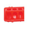30Cm Long Poultry Feeder Feeding Trough Chicken Chick Red Plastic