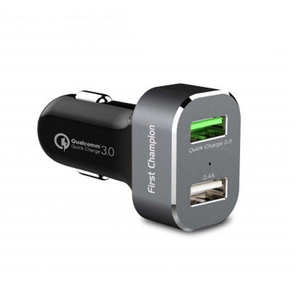 First Champion Usb Car Charger 2 Usb Ports