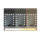 Hollywood Makeup Mirror With Light 15 Led Bulbs Lighted Frame Less