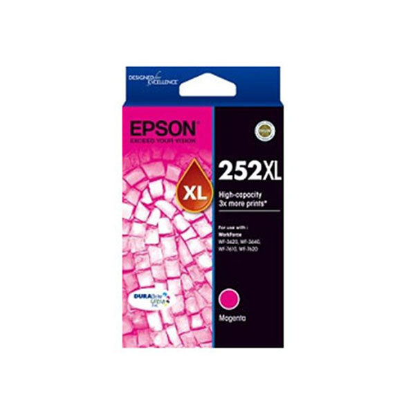 Epson 252Xl High Capacity Durabrite Ultra Ink For Workforce Pro