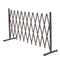 Expandable Metal Steel Safety Gate Trellis Fence Barrier Brown
