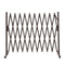 Expandable Metal Steel Safety Gate Trellis Fence Barrier Brown