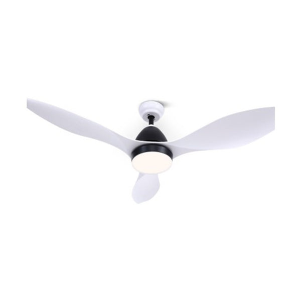 48 Inch Dc Motor Ceiling Fan Led Remote Timer Reverse 5 Speeds White