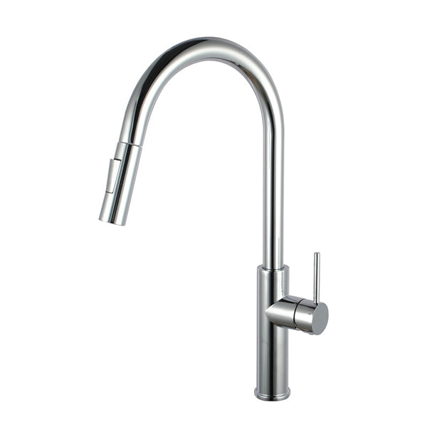 Pull Out Kitchen Sink Mixer Tap Swivel Hot Cold Kitchen Faucets Chrome