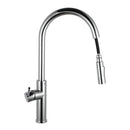 Pull Out Kitchen Sink Mixer Tap Swivel Hot Cold Kitchen Faucets Chrome