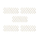 Trellis Fences 5 Pcs Firwood 180X60 Cm