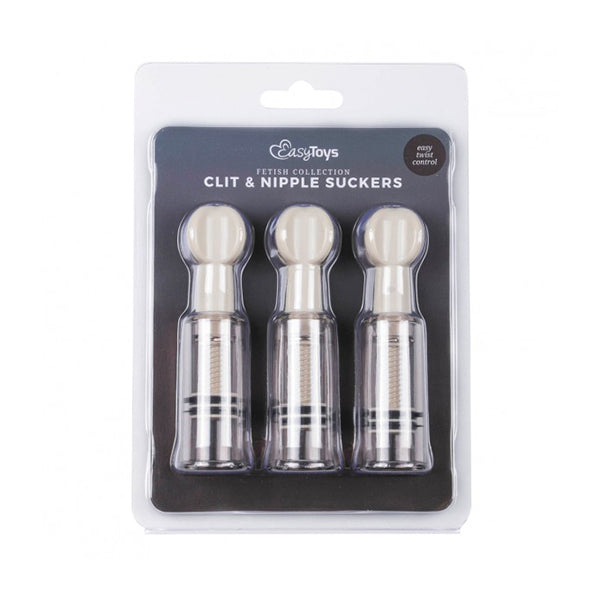 Nipple And Clit Suckers 3 Pcs