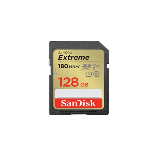 Sandisk Extreme Sdxc Sdxva 128Gb V30 U3 C10 Uhs I 180Mb