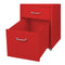 Storage Cabinets Folders Steel Study Office Organiser 3 Drawers Red