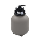Pool Sand Filter With 4 Position Valve Grey 350 Mm