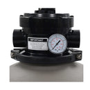 Pool Sand Filter With 4 Position Valve Grey 350 Mm
