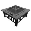 Outdoor BBQ Table Grill Stone Pattern