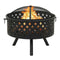 Fire Pit With Poker 68 Cm Xxl Steel
