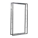 Firewood Rack Black 100X25X200 Cm Steel