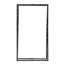 Firewood Rack Black 100X25X200 Cm Steel