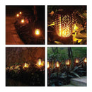 96X Led Solar Garden Torch Outdoor Flame Dancing Flickering Light