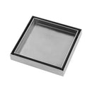 Chrome Shower Grate Floor Waste Drain Smart Insert Tile 120X120 Mm