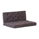 Pallet Floor Cushions 2 Pcs Cotton Anthracite