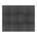 Floor Mats 12 Pcs Eva Foam Black