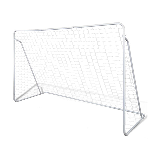 Football Goal Nets Steel 2 Pcs 240X90X150 Cm