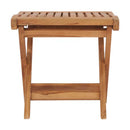 Folding Footrest Solid Teak Wood