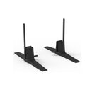 Pair Of Powder Coated Free Standing Feet For Screens 505X125X66Mm