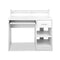 Office Computer Desk With Storage - White