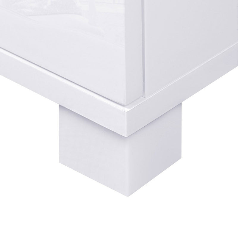 High Gloss Sideboard Storage Cabinet Cupboard White