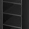 Black 2 Doors Shoe Cabinet Storage Cupboard