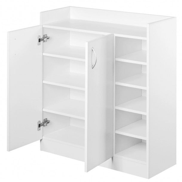 2-Door Shoe Cabinet Storage Cupboard