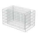 Gabion Raised Bed Galvanised Steel 90X50X50 Cm