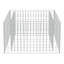 Gabion Raised Bed Galvanised Steel 90X90X50 Cm