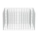 Gabion Raised Bed Galvanised Steel 90X50X50 Cm