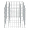 Gabion Raised Bed Galvanised Steel 90X50X50 Cm