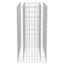 Gabion Raised Bed Galvanised Steel 90X50X100 Cm