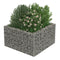 Gabion Raised Bed Galvanised Steel 90X90X50 Cm