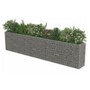 Gabion Raised Bed Galvanised Steel 450X50X100 Cm