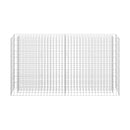 Gabion Raised Bed Galvanised Steel 180X30X90 Cm