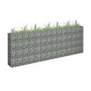 Gabion Raised Bed Galvanised Steel 270X30X90 Cm