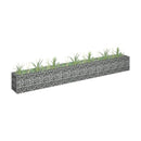 Gabion Raised Bed Galvanised Steel 270X30X30 Cm