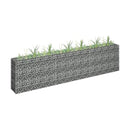 Gabion Raised Bed Galvanised Steel 270X30X60 Cm