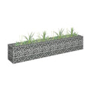 Gabion Raised Bed Galvanised Steel 180X30X30 Cm