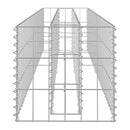 Gabion Raised Bed Galvanised Steel 180X30X30 Cm