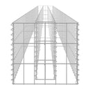 Gabion Raised Bed Galvanised Steel 450X30X30 Cm