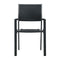 Garden Chairs 4 Pcs Black Plastic Rattan Look