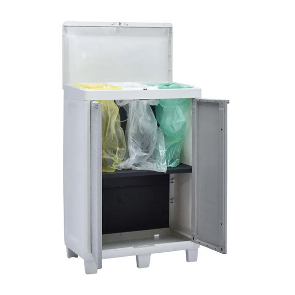 Garden Dustbin With 3 Bags 65X38X102 Cm