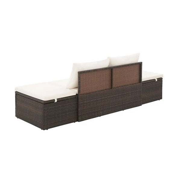 Garden Bed 195X60 Cm Poly Rattan