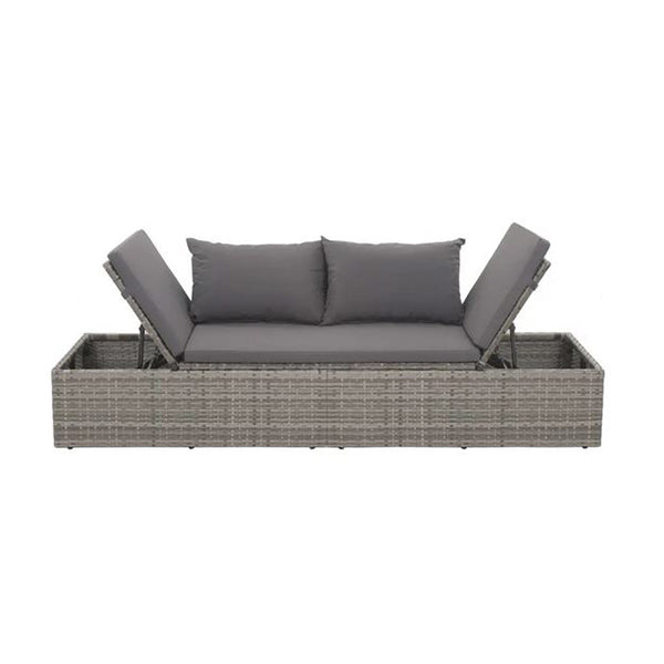 Garden Bed 195X60 Cm Poly Rattan