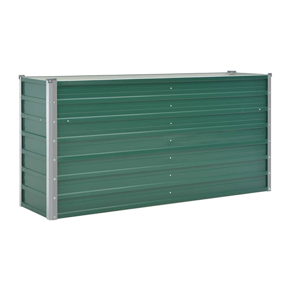 Garden Planter Galvanized Steel 160X40X77 Cm